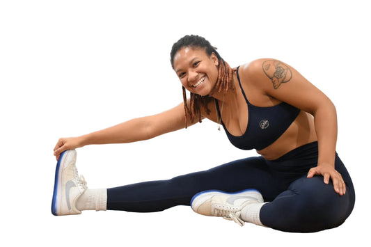 Navy PowerFit Complete Set - Sports Bra & High-Waist Leggings Bundle