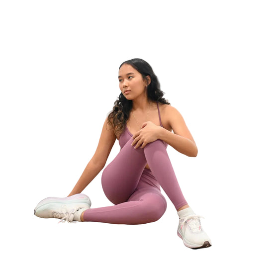Momentum Luxe Activewear Set - Premium Sports Bra & High-Waist Leggings