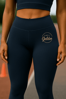 Navy Athletic Leggings - Simply Golden
