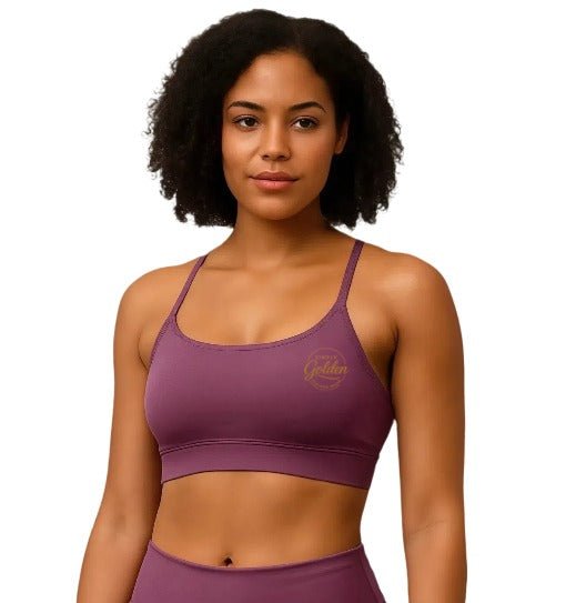 Momentum Luxe Premium Sports Bra - Medium to High Support - Simply Golden