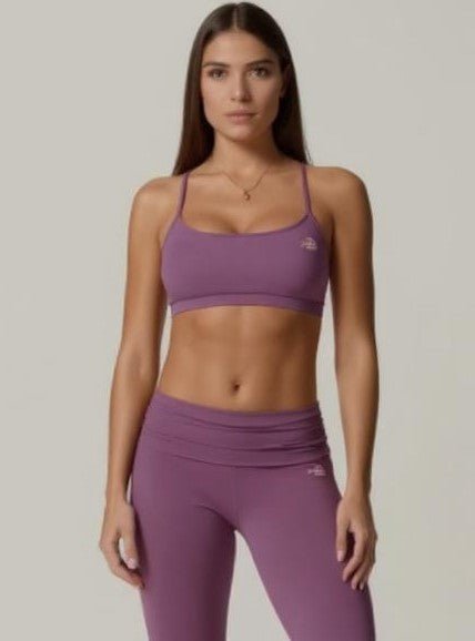 Momentum Luxe Activewear Set - Premium Sports Bra & High - Waist Leggings - Simply Golden